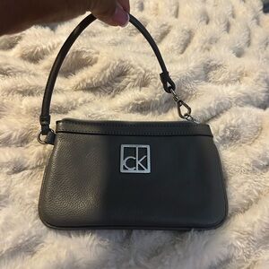 Rare Calvin Klein Gray Wrist purse